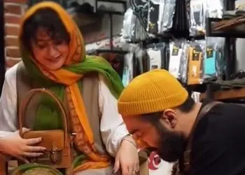 فیلم/ آتش زدن کفش چرم فاطیما بهارمست، بازیگر نقش نغمه در سریال از سرنوشت توسط اوستا کفاش / کسی میدونه این کار برای چیه؟