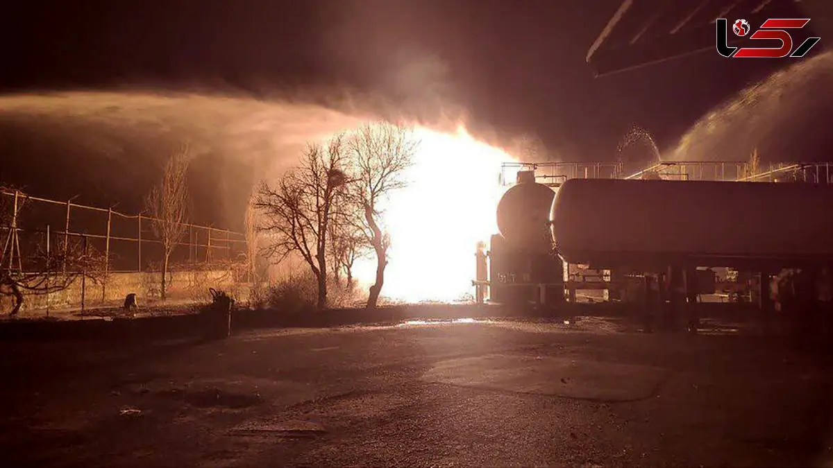 انفجار مهیب در شرکت نیک گاز تبریز / آتش‌سوزی گسترده در حوالی پالایشگاه
