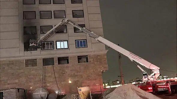 آتش سوزی هولناک یک خانه در شهرک چشمه +تصاویر