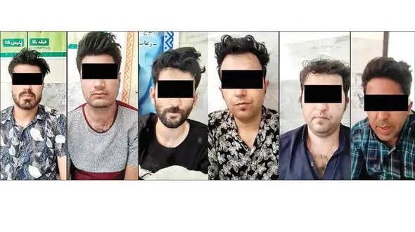 67 سال زندان و 518 ضربه شلاق برای راهزنان مامور نما / این 7 مرد خشن سارقان محموله طلا بودند + عکس