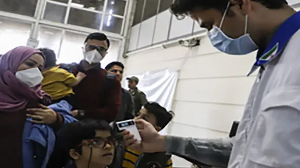  تب‌سنجی مسافران در فرودگاه ساری