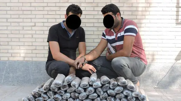 باک کامیون پر از تریاک بود+عکس متهمان