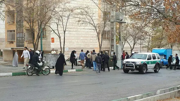 فوری / سرقت مسلحانه از بانک تجارت میدان انقلاب اراک + عکس