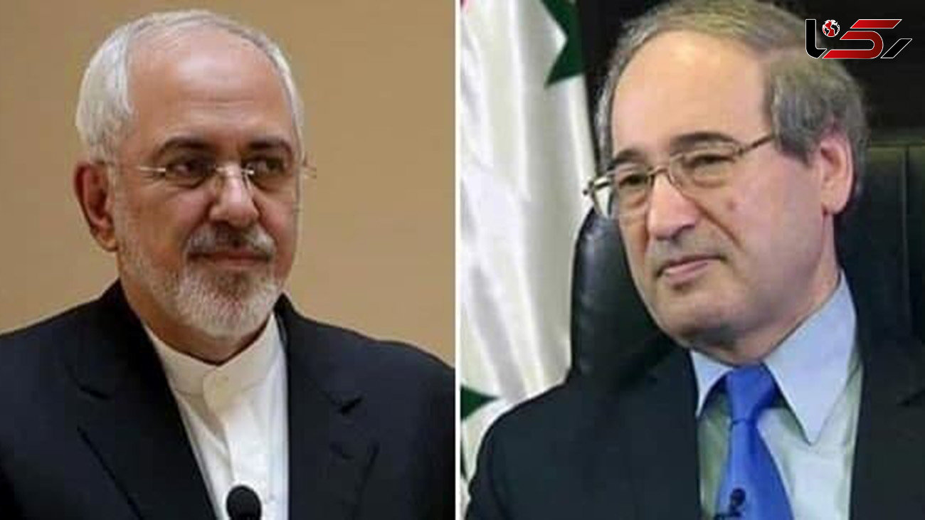 گفتگوی تلفنی وزرای خارجه ایران و سوریه 
