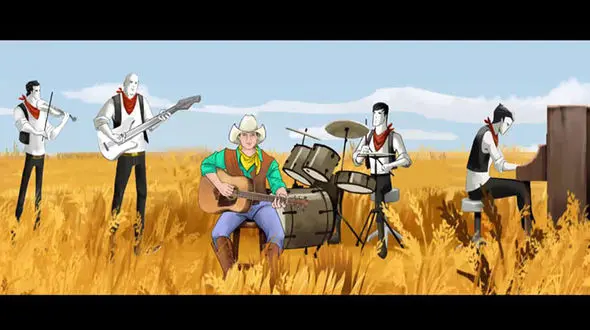 حضور یک خواننده نابینا در بازار این روز های موسیقی 