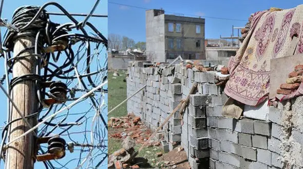 ملاباشی فقرزده تر از عدالت آباد / صد خانوار اینجا برق ندارند ولی خطر برق گرفتگی هر لحظه با آنهاست!