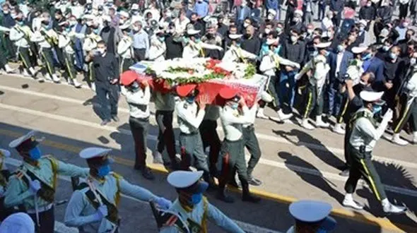  پیکر شهید «سپهوند» در خرم آباد تشییع شد