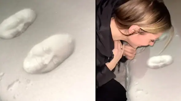 ماسک صورت برفی هم ساخته شد + فیلم