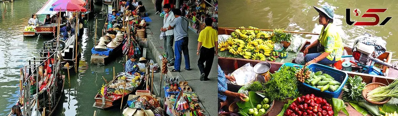  بازار شناور و خاص بانکوک!