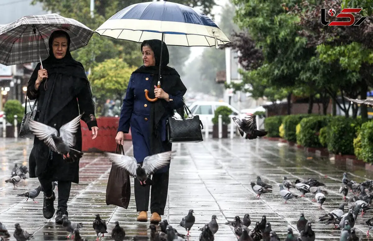 رگبار و رعد و برق در بسیاری از مناطق کشور؛ کاهش نسبی دما در شمال