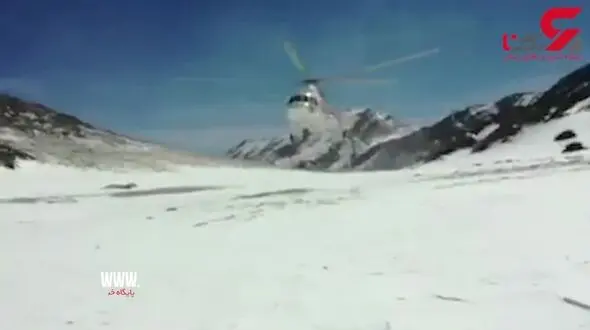 نجاتگران کوهستان به محل سقوط هواپیما رسیدند + نخستین فیلم