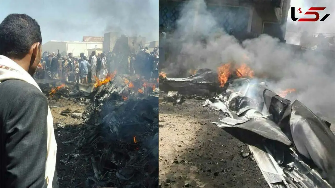 سرنگونی جنگنده اتئلاف متجاوز سعودی بر فراز صنعا