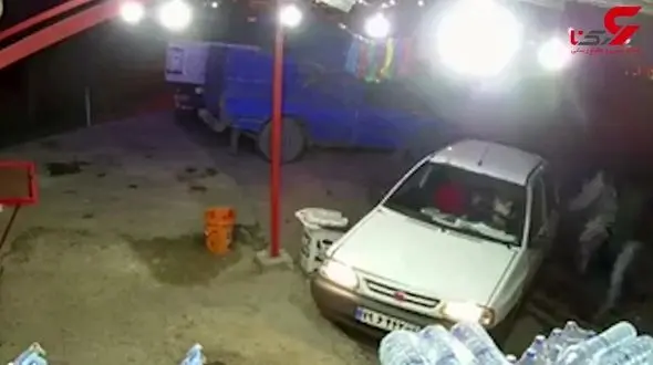 لحظه شلیک گلوله به سر راننده پراید در خوزستان + فیلم