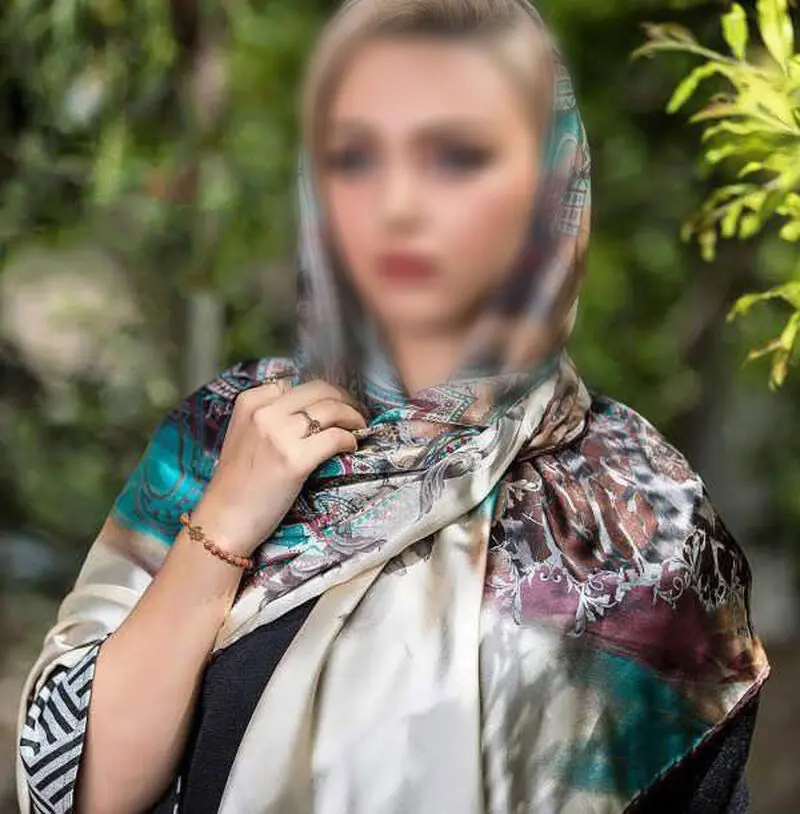مدل بستن شال و روسری