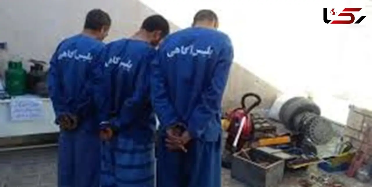 دستگیری سارقان خشن تیباسوار در آبادان 