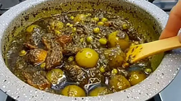 آموزش پخت خورشت نخود فرنگی + فیلم