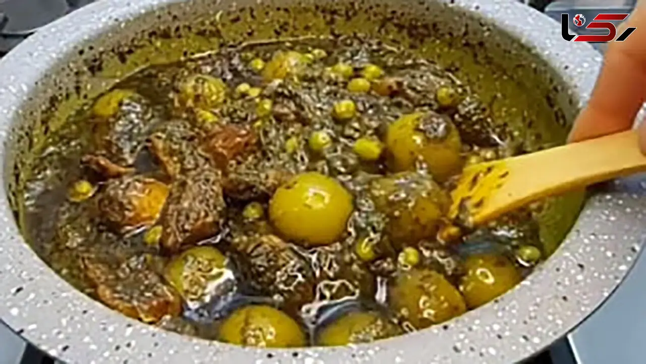 آموزش پخت خورشت نخود فرنگی + فیلم