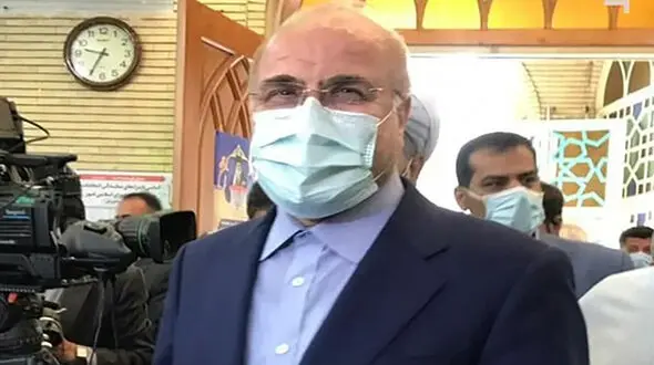رئیس مجلس در انتخابات 1400 شرکت کرد / قالیباف: قهر کردن با صندوق رای راه چاره نیست