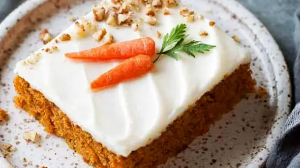 کیک هویج یک عصرانه خوشمزه + فیلم