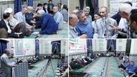 دیدار مردمی مسئولان قضایی استان قزوین در مسجد جامع شهر محمودآباد نمونه