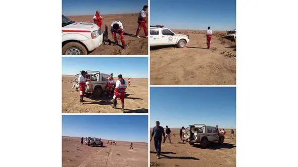 گرفتار شدن کارکنان معدن دهستان