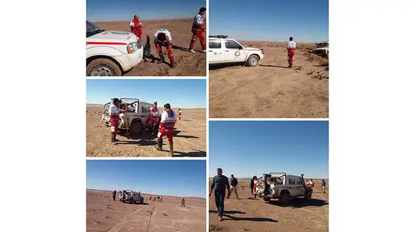 گرفتار شدن کارکنان معدن دهستان