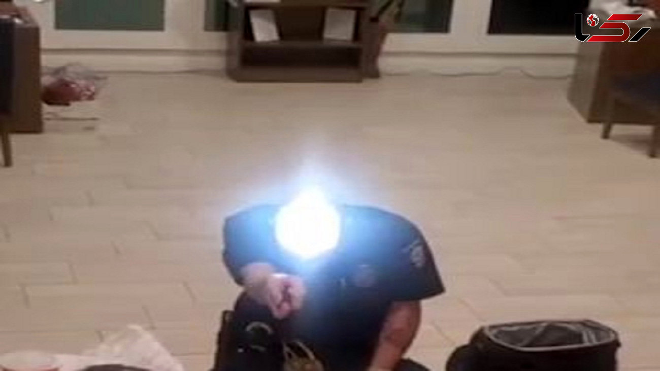 یک پلیس سر خود را به توپ درخشان تبدیل کرد + فیلم