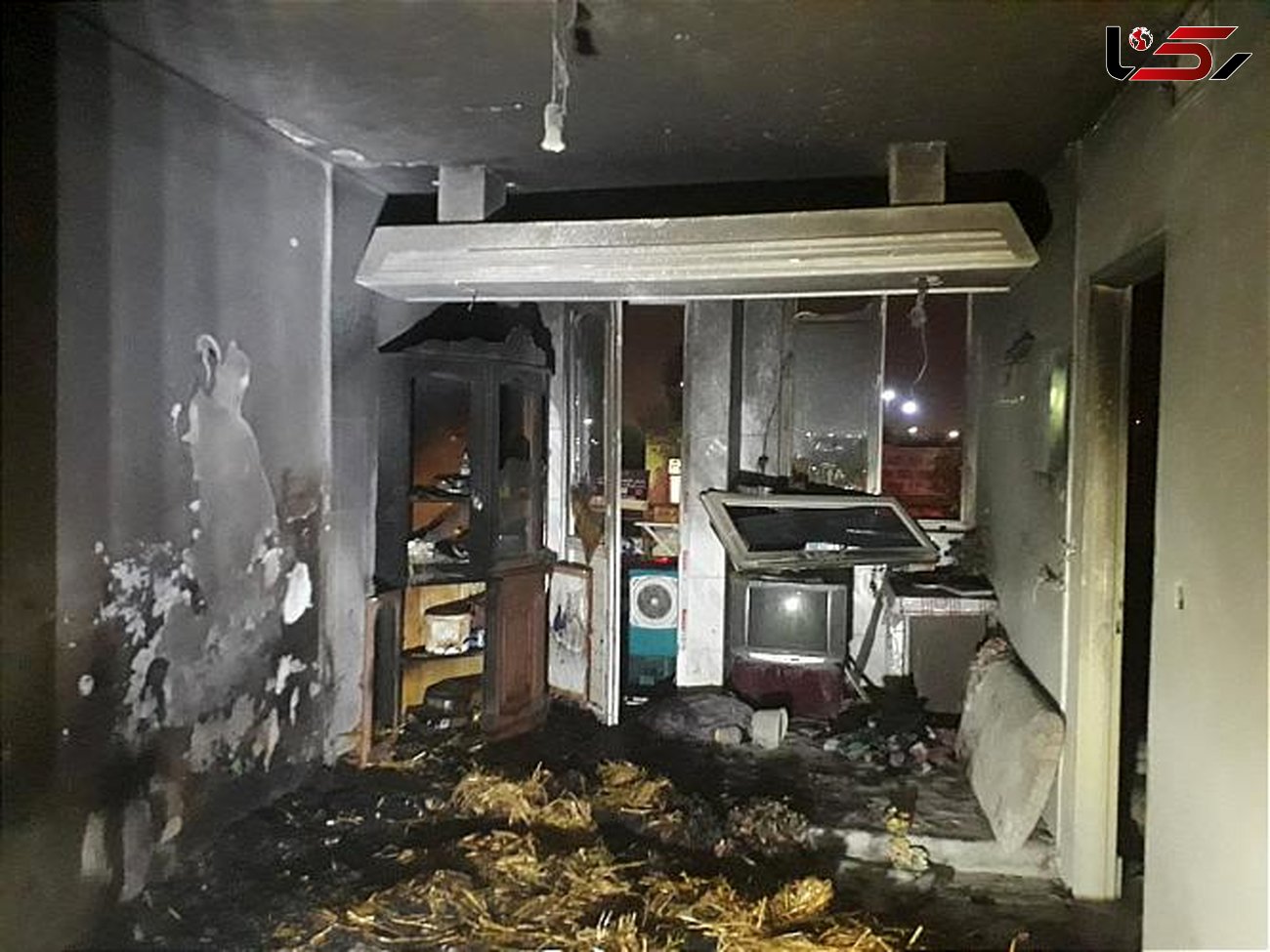 آتش سوزی هولناک در یک خانه  تهرانی+ عکس 