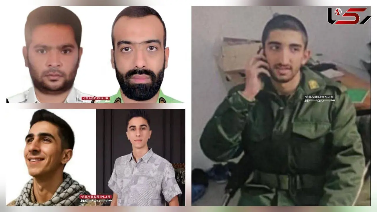 اولین عکس از 4 شهید حمله تروریستی زاهدان