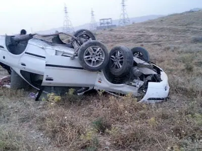 واژگونی خودروی سمند در جاده سربیشه با 5 کشته و مصدوم