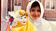این دختربچه کدام خانم مجری زیبای ایرانی است ! / محاله حدس بزنید + عکس ها