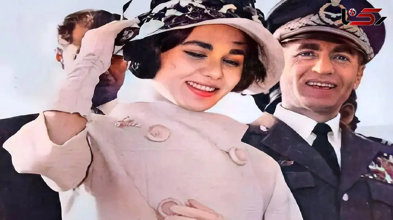 عکس سفر در زمان  /  رفتارهای لوس محمدرضا پهلوی با فرح دیبا  که انگار سیندرلاست! / از کالسکه طلایی تا تاج و لباس سفید ...
