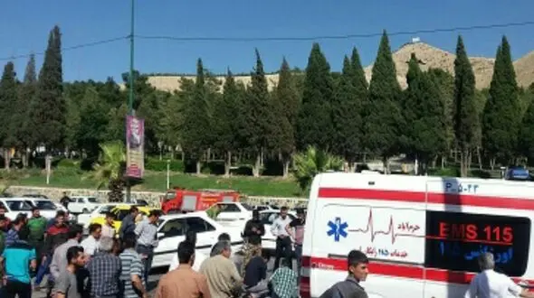 فرار بدون ماشین یک راننده از صحنه تصادف خونین + تصاویر 