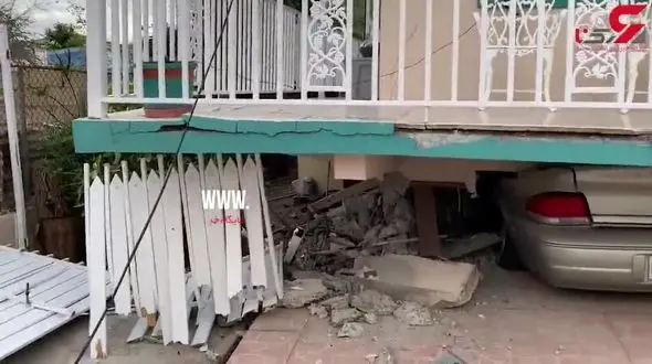 زلزله 5.8 ریشتری در پورتو ریکو + فیلم