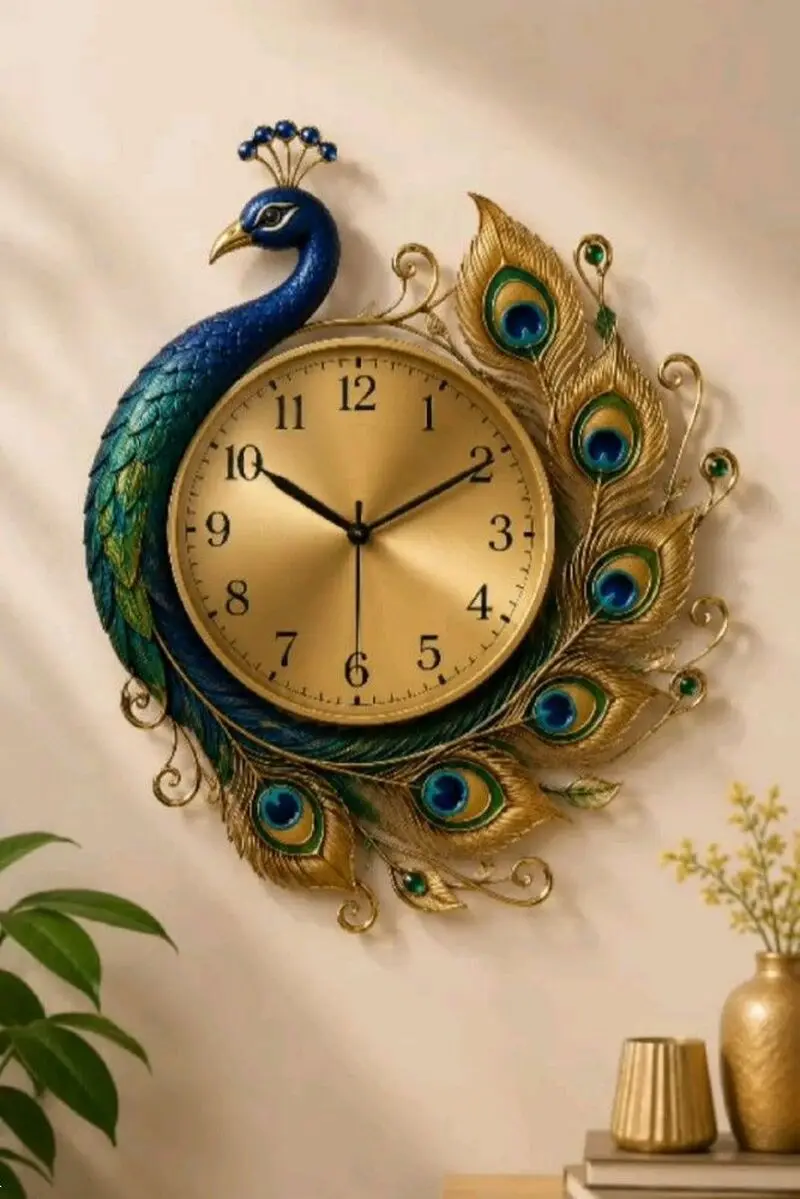 ساعت دیواری طاووس