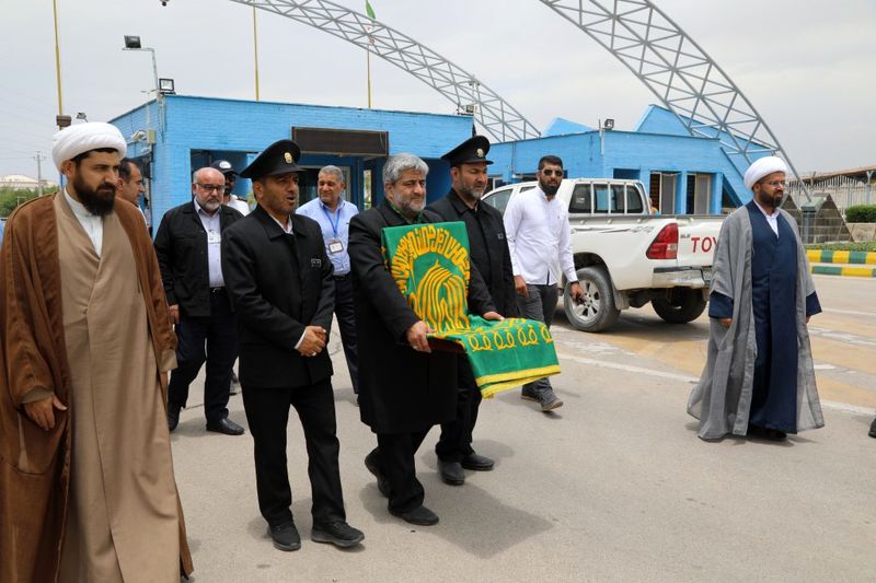 حضور خادمان امام رضا در پتروشیمی بندر امام