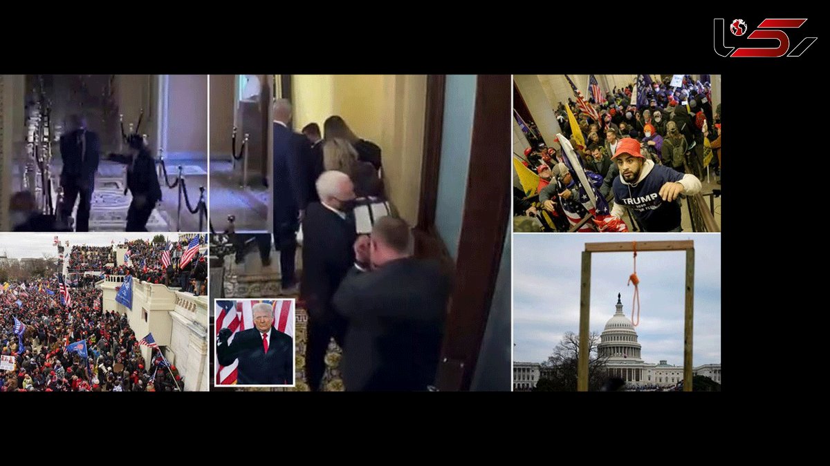 Chilling new Capitol riot footage of Mike Pence fleeing Trump mob who wanted to hang him