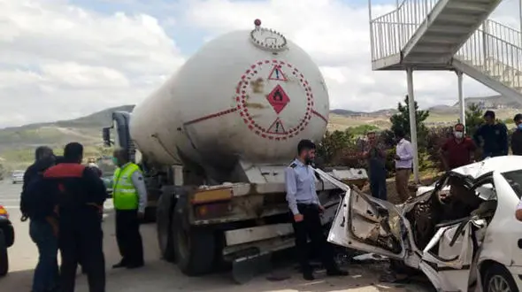 فیلم تصادف مرگبار در اتوبان شهیدکسایی تبریز 