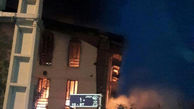 سقف سوله های کارخانه تام فیلتر در شهرک صنعتی عباس آباد پاکدشت فروریخت + فیلم لحظه آتش سوزی