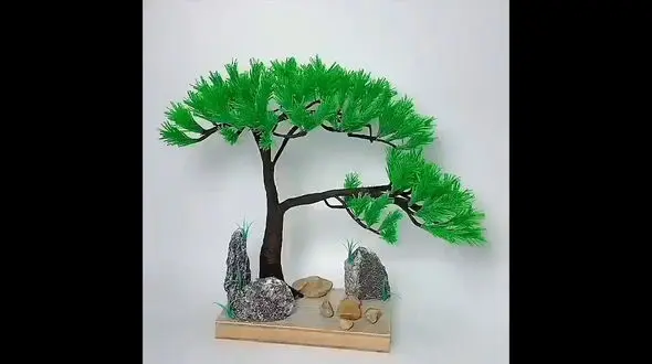 طرز ساخت درختچه تزئینی + فیلم