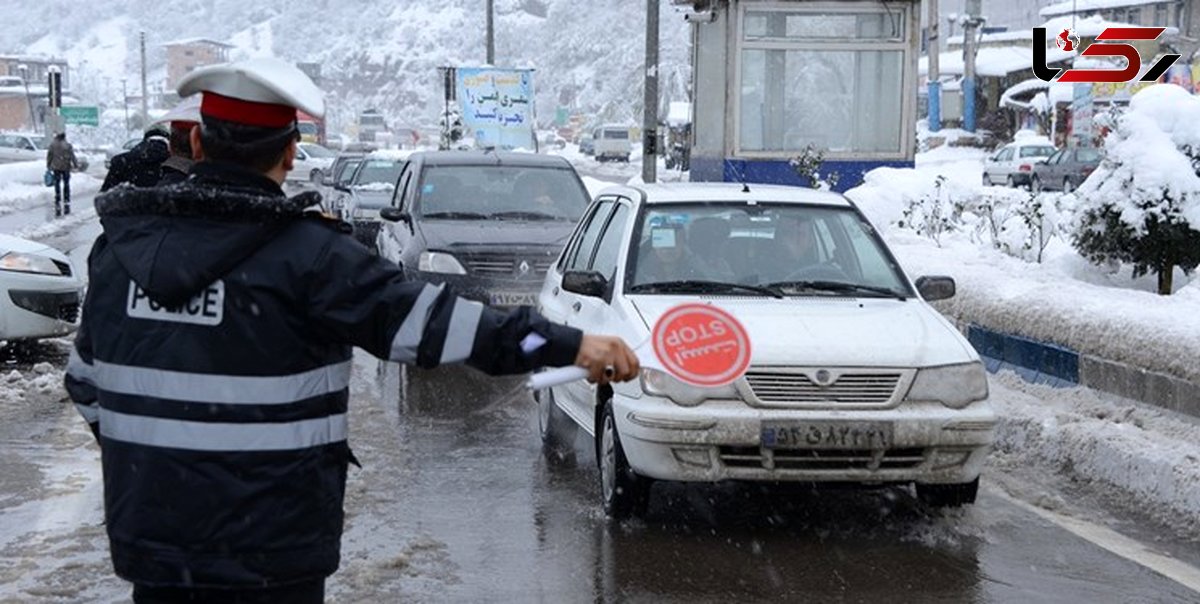 بارش برف و باران در محورهای 18 استان کشور