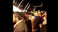 ببینید / ازدحام جمعیت در فرودگاه شهر زلزله‌زده آدیامان ترکیه + فیلم