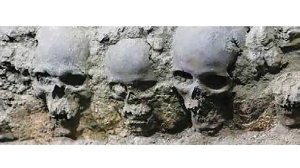 10 هزار جمجمه برای ساخت یک برج +تصاویر