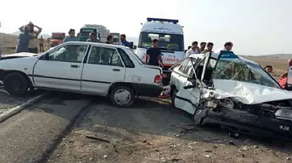 سرعت زیاد در دلیجان یک کشته برجای گذاشت + عکس 