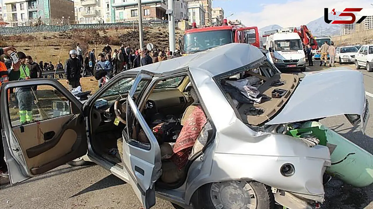 14 زخمی در تصادف هولناک 2 خودرو در جاده دهلران + جزییات