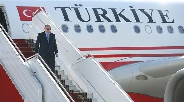 اردوغان وارد تهران شد + فیلم و عکس