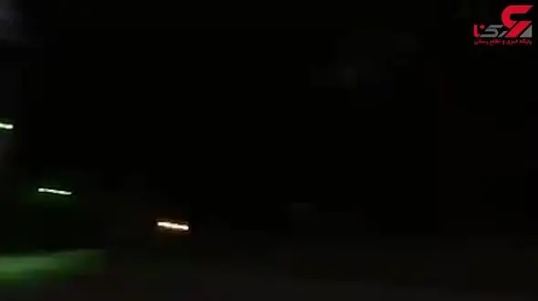 بشقاب پرنده همه را به وحشت انداخت! +فیلم 