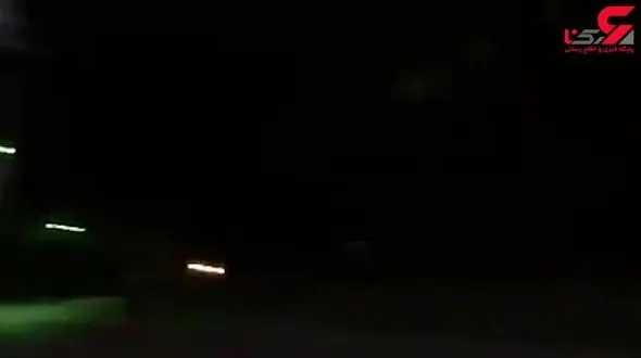 بشقاب پرنده همه را به وحشت انداخت! +فیلم 