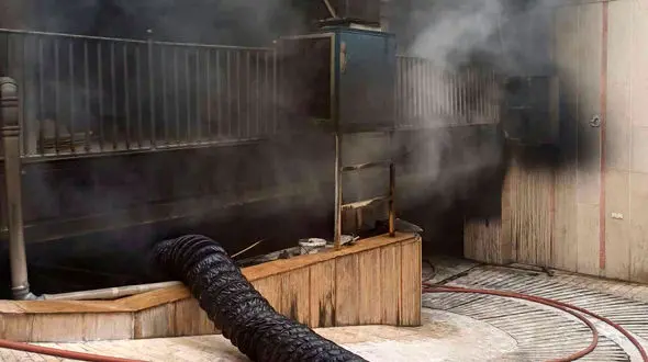 رستوران معروف ساختمان 6 طبقه را به آتش کشید / در میدان کلاهدوز رخ داد + عکس و جزئیات