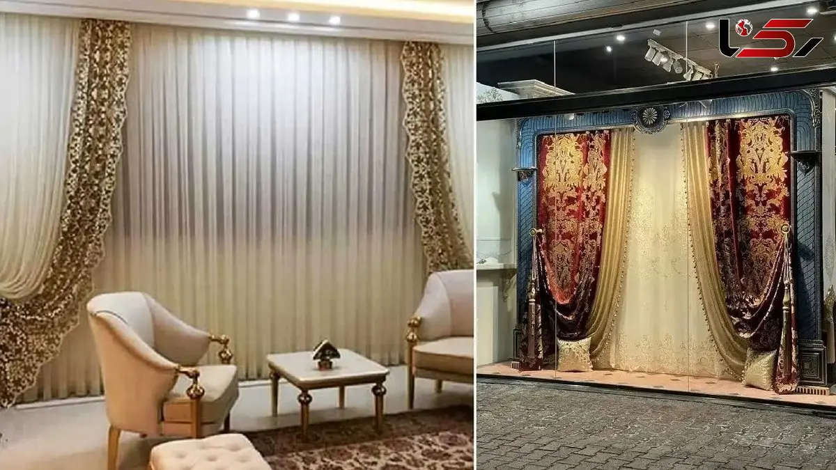انواع پرده پذیرایی (مینیمال، ورتیکال، پانچ، حریر، شید)؛ رنگ ترند و ست سازی با مبلمان / برای عید امسال ایده بگیرید